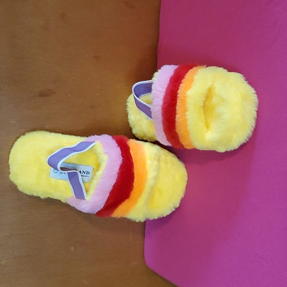 Womens Open-Toe Slingback Slippers - Picture 5 of 11